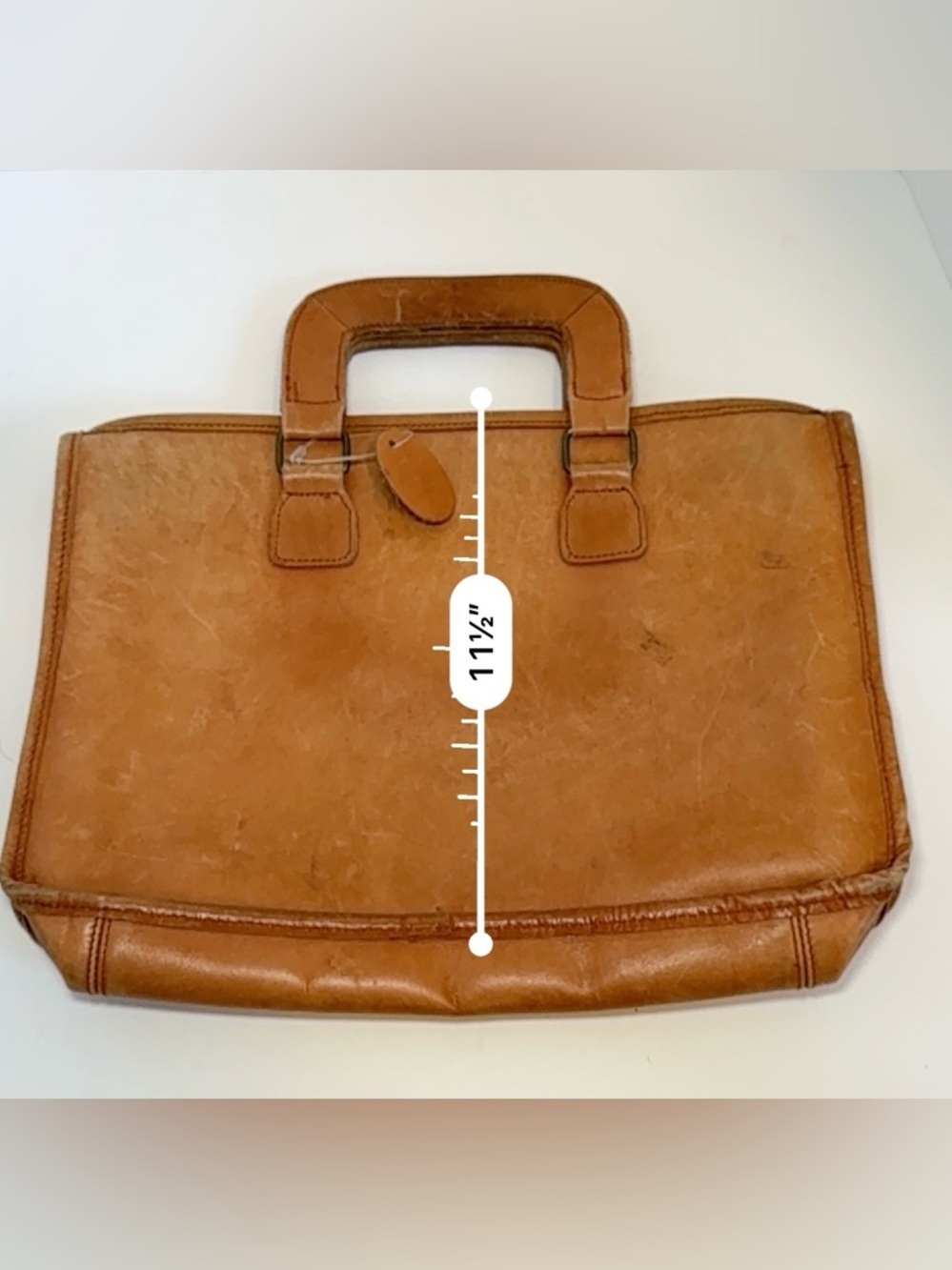 Magid vintage leather briefcase